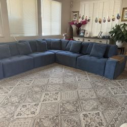 Sectional W Ottoman  