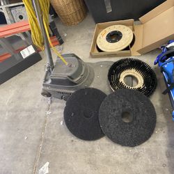 Post-Flite Floor Buffer With New Brushes
