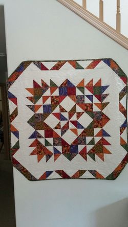 Quilt, hand made and machine quilted
