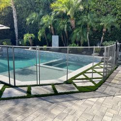 Pre Owned Swimming Pool Fence