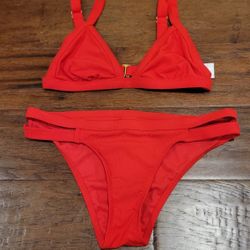 Red Bikini Bathing Suit 