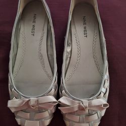 Silver Nine West Shoes  (New)