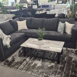 TAX SEASON SALE!!! Sectional / Made In The USA / Available In Different Colors & Materials 