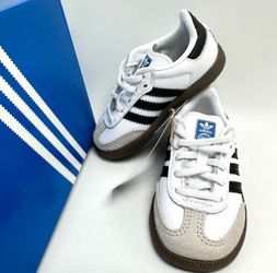 🔥 BRAND NEW Adidas Samba Toddler Size 8.5C/ 8.5K- White | Viral Sneaker 🔥