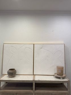 Texture canvas frame set