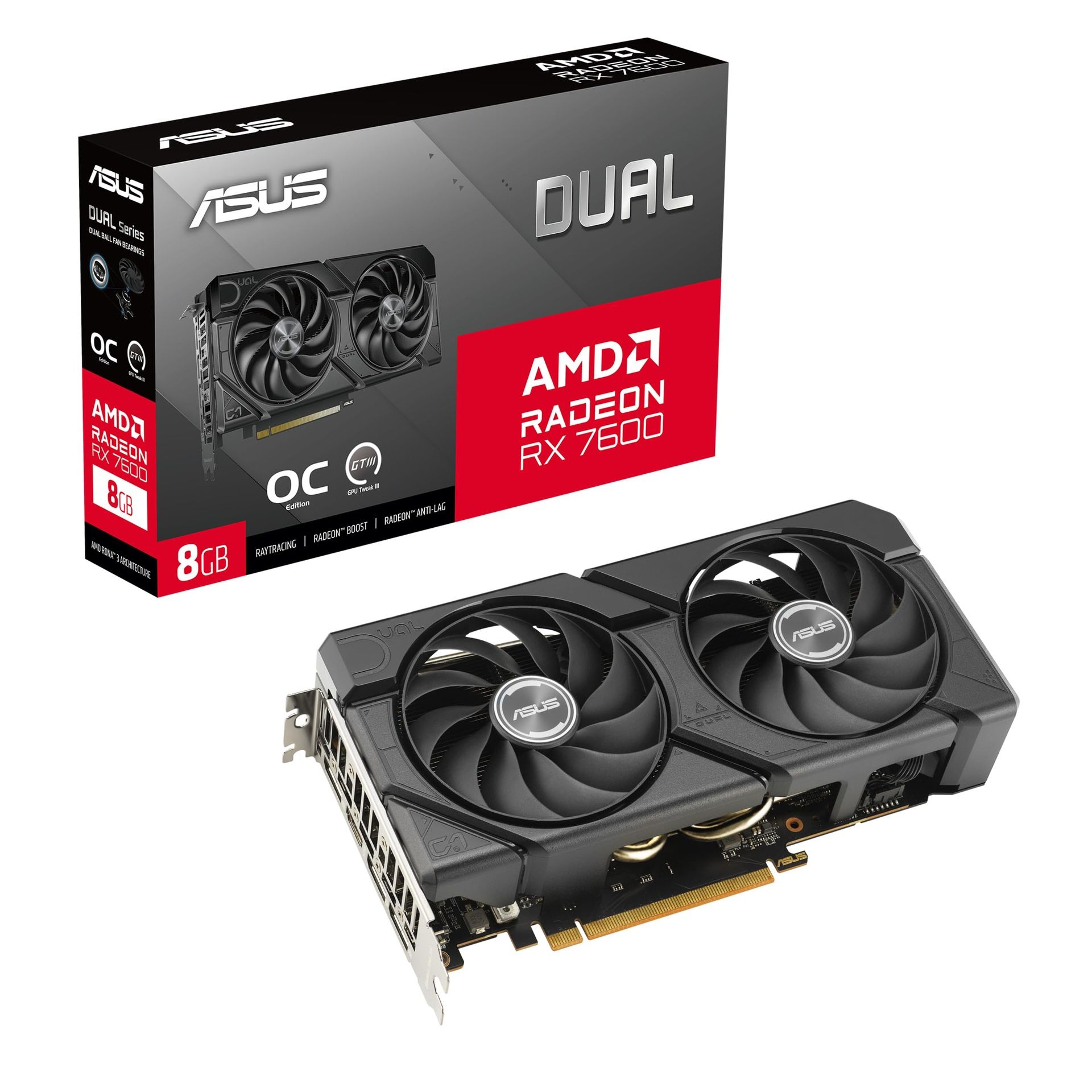 RX 7600 GPU 8gb vram