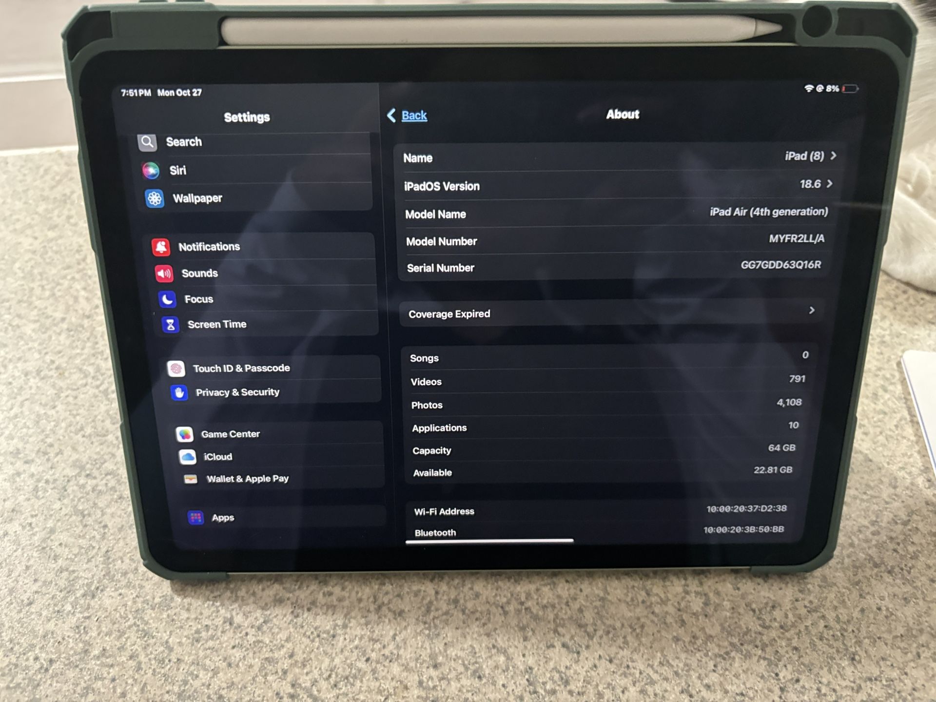 iPad Air 4th Gen 64GB