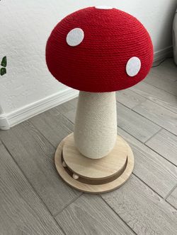 Mushroom Cat Scratching Post