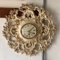 Vintage Syroco Clock