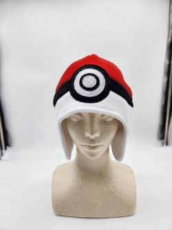 Handmade Pokeball Fleece Hat
