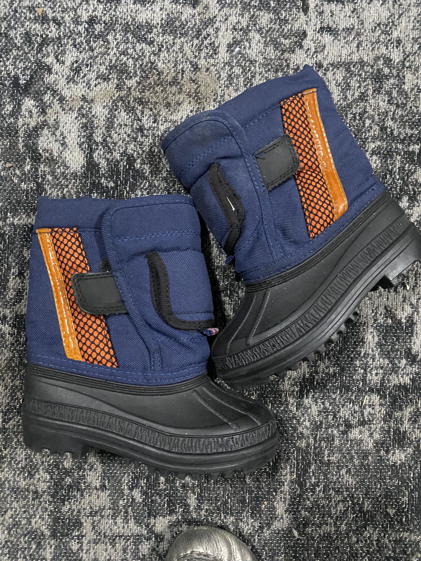 Toddler Boy Sz 7 Snow Boots Blue