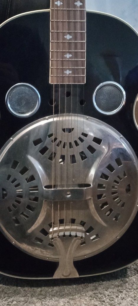 Johnson Super Neck Resonator Guitar 