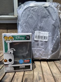 NYCC Exclusive The Nightmare Before Christmas Zero Pop! & Mini Backpack