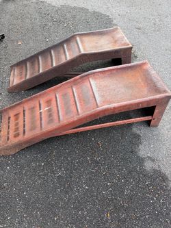 Steel car ramps