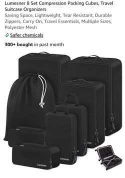 new travel organizer 8 bags set