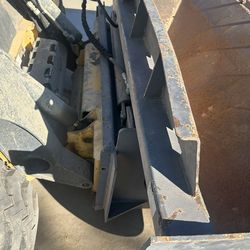 Skid Steer Side Dump Bucket.