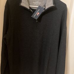 BRAND NEW Vineyard Vines Men’s Zip Up Shirt Top- Small-NWT 