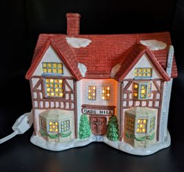 Vintage Porcelain Christmas Village House