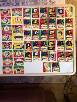 Fleer Baseball ⚾️ Early 80’sTeam Stickers