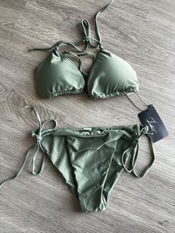 Swimwear Halter String Triangle Bikini Sets