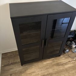 IKEA glass door cabinet