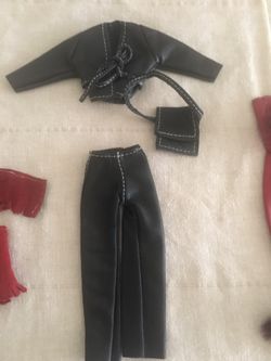 Barbie leather clothing