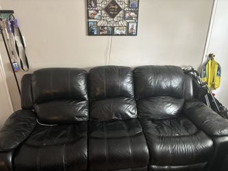 Leather Couch Set