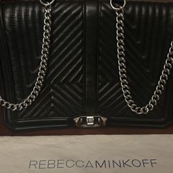 Rebecca Minkoff large quilted chevron handbag