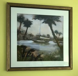 Beautifully framed 38.5”x18.5 Jacqueline Penny