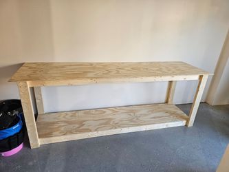 Wooden workbench