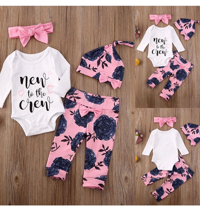 Baby Girl 4pcs Set