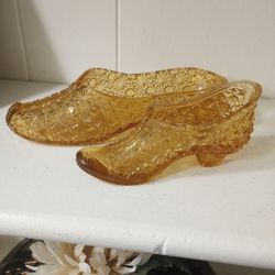 Antique Glass Shoes