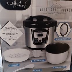 BRAND NEW Kitchen Ace Multi-Craft Cooker (6-Quart)