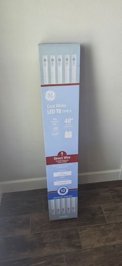 GE Cool White LED T8 Type B 48" Bulbs