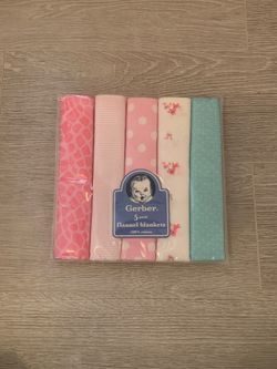 Gerber 5 pack blankets