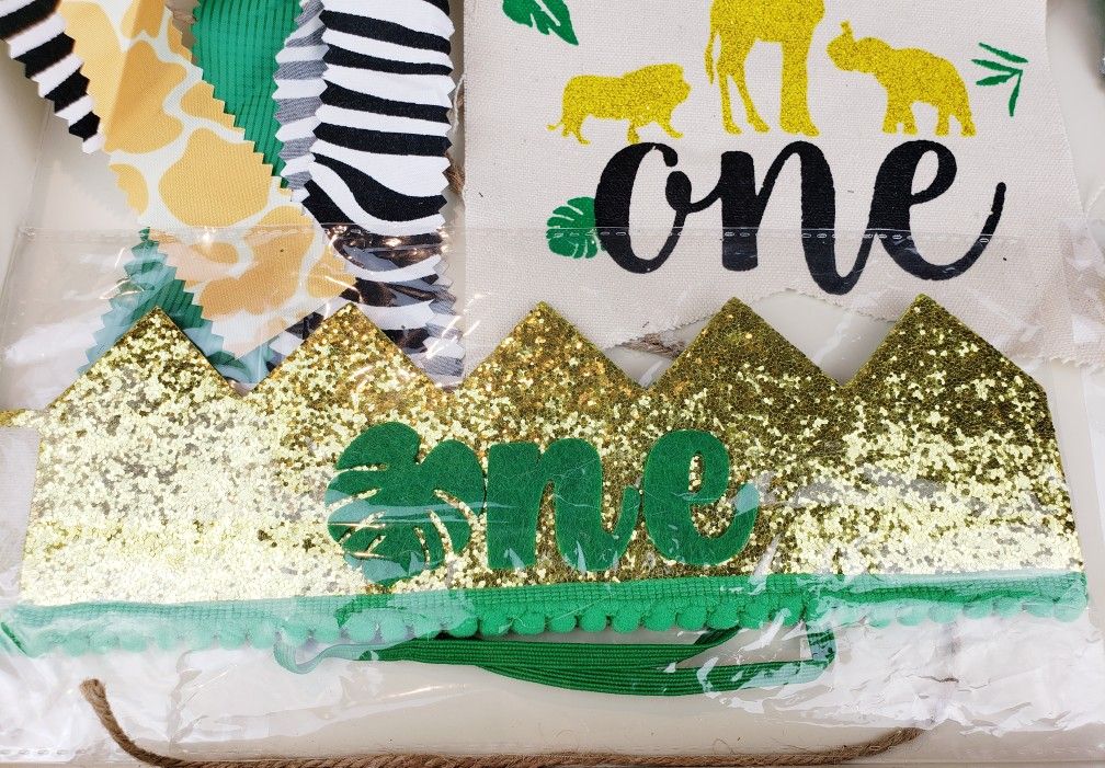 ONE JUNGLE SAFARI BIRTHDAY DECORATIONS