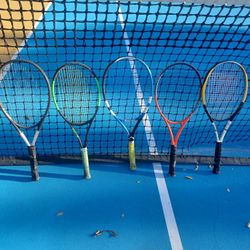 Good Quality Tennis Rackets (5 Rackets + Tennis Bag)