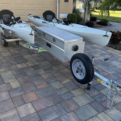 Two HOBIE Mirage Revolution Kayaks (with accessories)