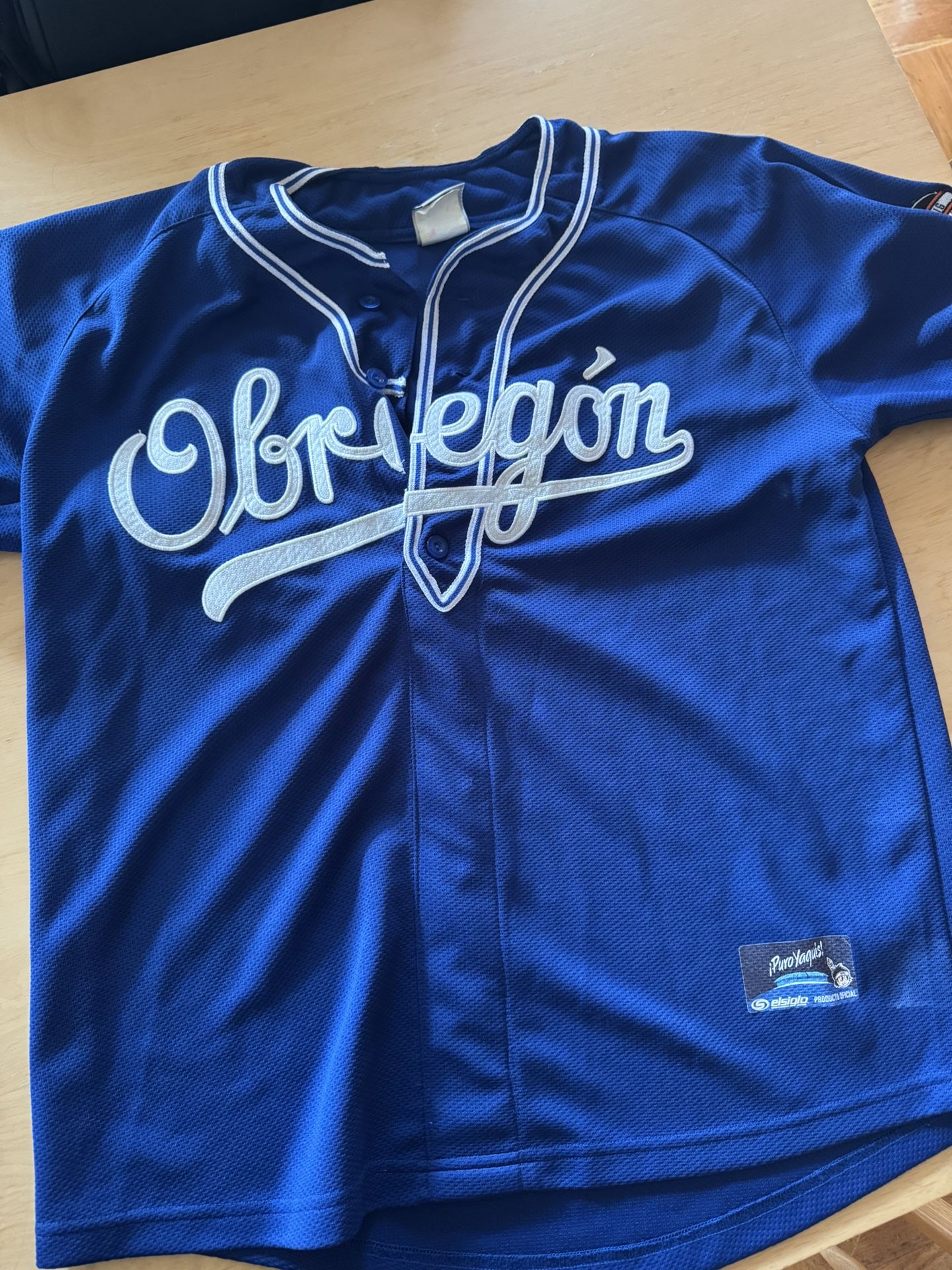 Yakis De Obregón Baseball jersey