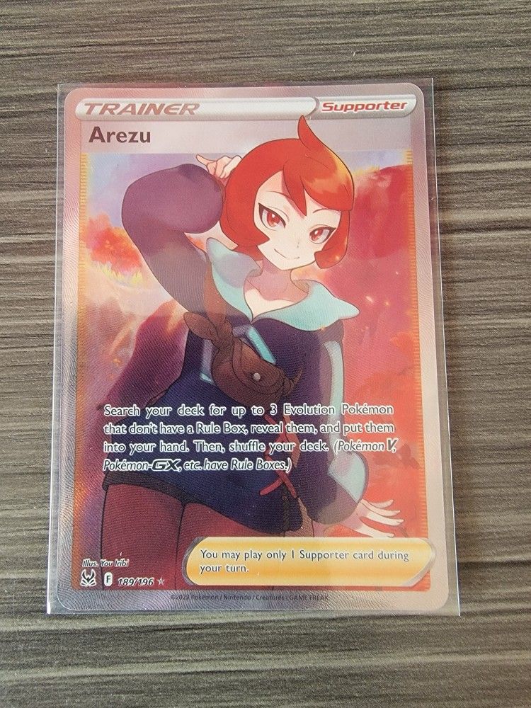 Arezu 189/196 Full Art Trainer Lost Origin Pokémon TCG - NM MINT