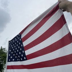 American Flag & Pole 