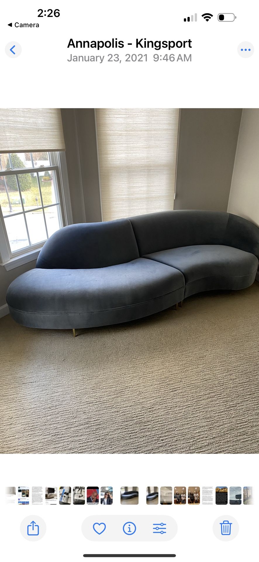 Anthropology Sofa 