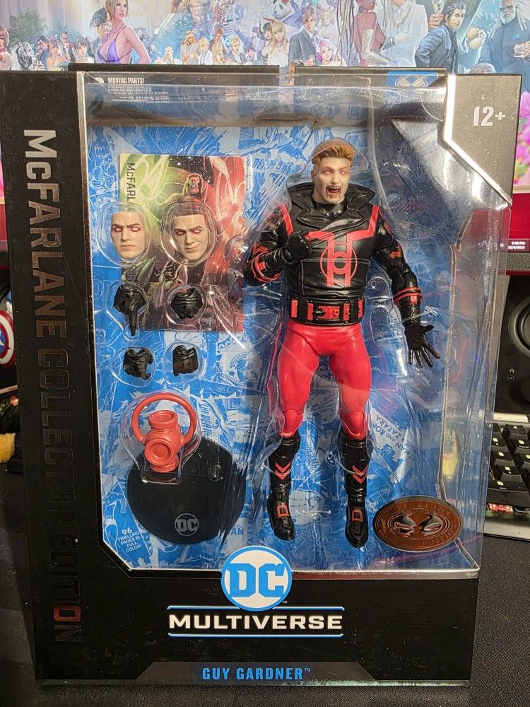 Mcfarlane DC Multiverse Red Lantern Guy Gardner