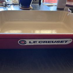 NEW Le Creuset 30cm Rectangular Cast Iron Dish 