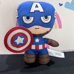 DISNEY CAPTAIN AMERICS 11 INCH DOLL MADE OF QUALITY MATERIAL