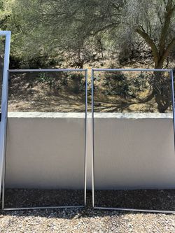 2 Aluminum Window Screens