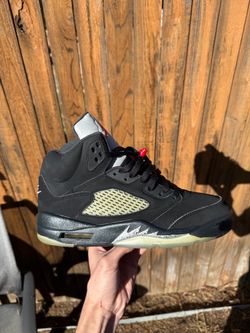 Jordan 5 Black Metallic Sz9