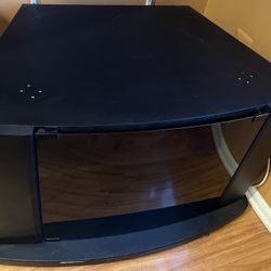 Television TV Entertainment Center with 2-shelf Storage Cabinet w/ magnet door! Sturdy display stand