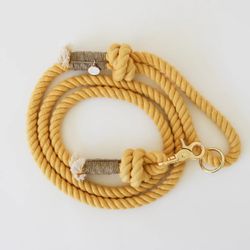 FurLou Lemoncello Rope Leash