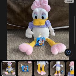 Disney Daisy Duck Scentsy Buddy 18" Plush with Scent Pack Stuffed Animal Toy